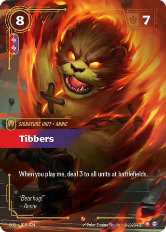 Tibbers - (018/024) - Riftbound: Origins: Proving Grounds