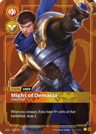 Garen - Might of Demacia (Starter) - (023/024) - Riftbound: Origins: Proving Grounds