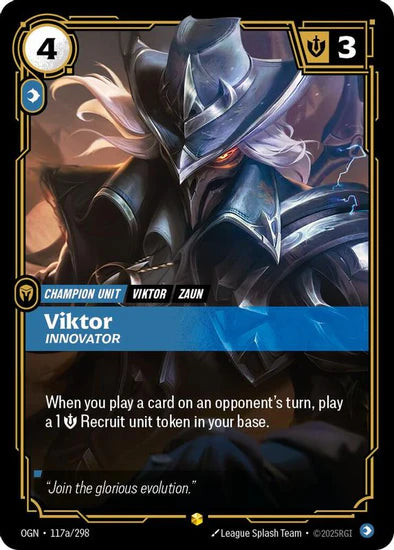 Viktor - Innovator (Alternate Art) - (117a/298) - Riftbound: Origins