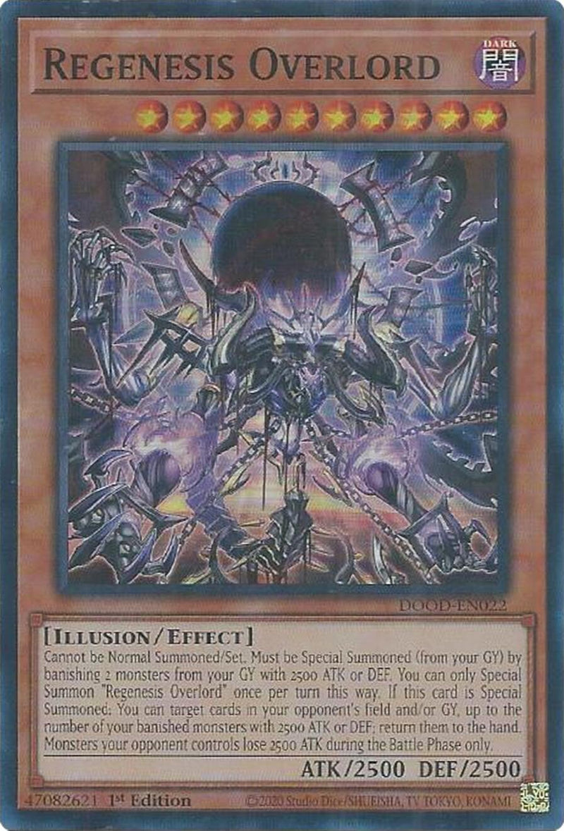 Regenesis Overlord [DOOD-EN022] Super Rare