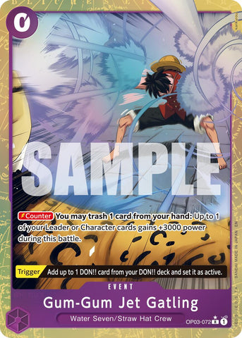Gum-Gum Jet Gatling (Alternate Art) [Premium Booster -The Best- Vol. 2]