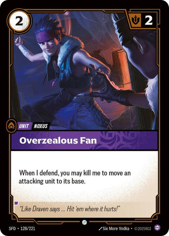 Overzealous Fan - (128/221) - Riftbound: Spiritforged