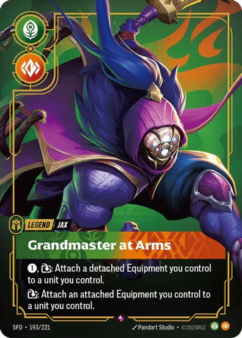 Jax - Grandmaster At Arms - (193/221) - Riftbound: Spiritforged