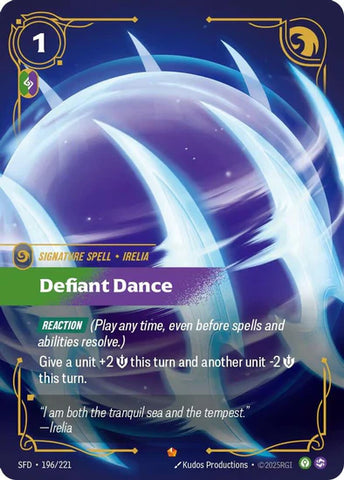 Defiant Dance - (196/221) - Riftbound: Spiritforged