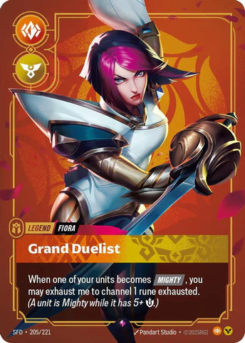 Fiora - Grand Duelist - (205/221) - Riftbound: Spiritforged