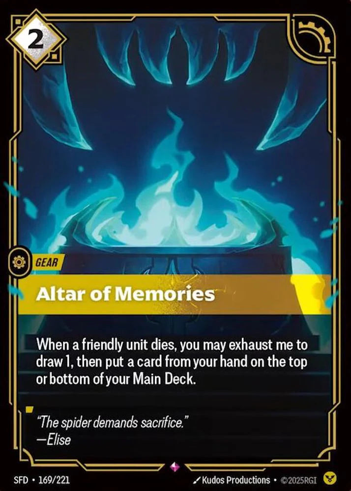 Altar of Memories - (169/221) - Riftbound: Spiritforged