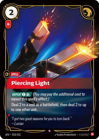 Piercing Light - (023/221) - Riftbound: Spiritforged