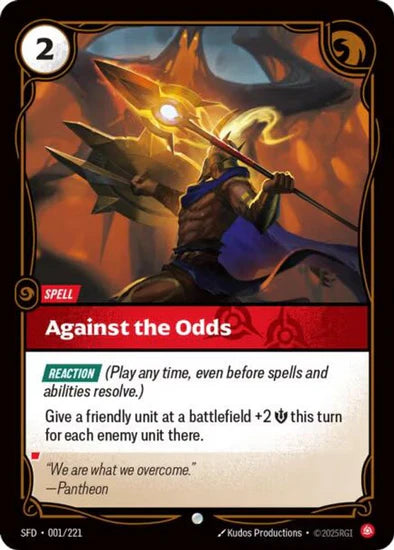 Against the Odds - (001/221) - Riftbound: Spiritforged