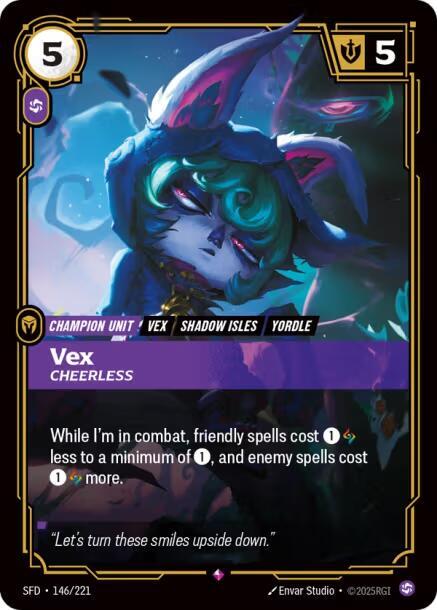 Vex - Cheerless - (146/221) - Riftbound: Spiritforged