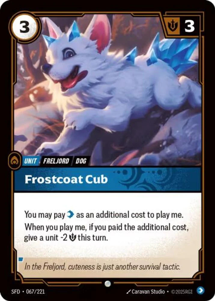 Frostcoat Cub - (067/221) - Riftbound: Spiritforged