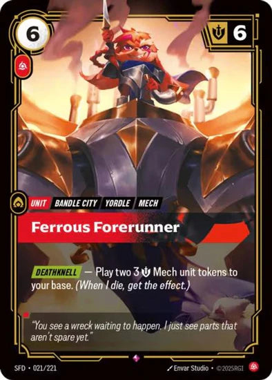 Ferrous Forerunner - (021/221) - Riftbound: Spiritforged