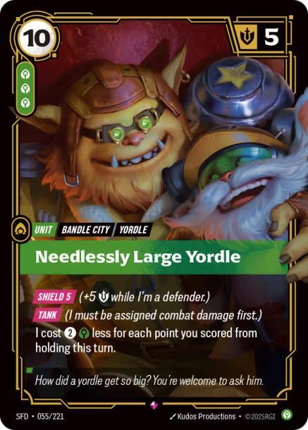 Needlessly Large Yordle - (055/221) - Riftbound: Spiritforged