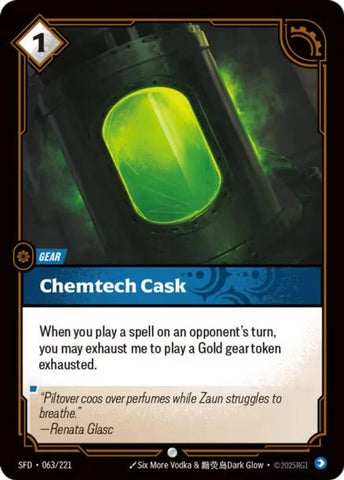 Chemtech Cask - (063/221) - Riftbound: Spiritforged