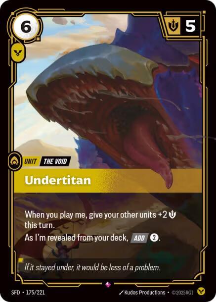 Undertitan - (175/221) - Riftbound: Spiritforged