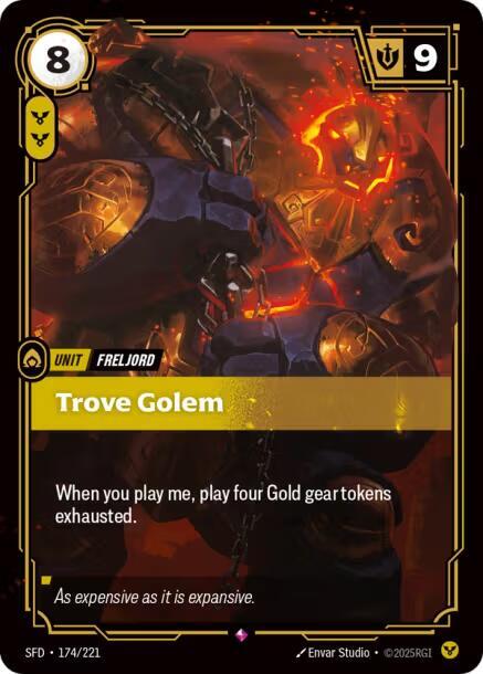 Trove Golem - (174/221) - Riftbound: Spiritforged