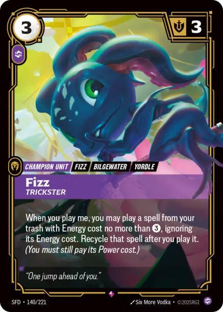 Fizz - Trickster - (140/221) - Riftbound: Spiritforged