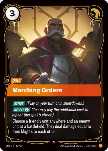 Marching Orders - (114/221) - Riftbound: Spiritforged