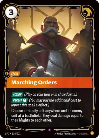 Marching Orders - (114/221) - Riftbound: Spiritforged