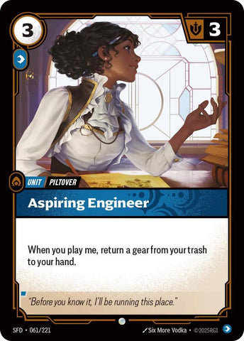Aspiring Engineer - (061/221) - Riftbound: Spiritforged