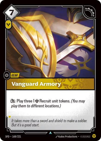 Vanguard Armory - (168/221) - Riftbound: Spiritforged