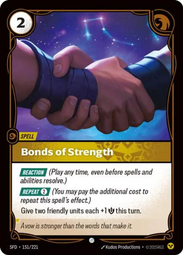 Bonds of Strength - (151/221) - Riftbound: Spiritforged
