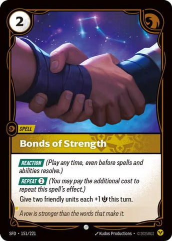 Bonds of Strength - (151/221) - Riftbound: Spiritforged