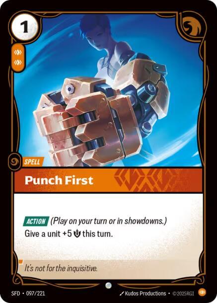 Punch First - (097/221) - Riftbound: Spiritforged