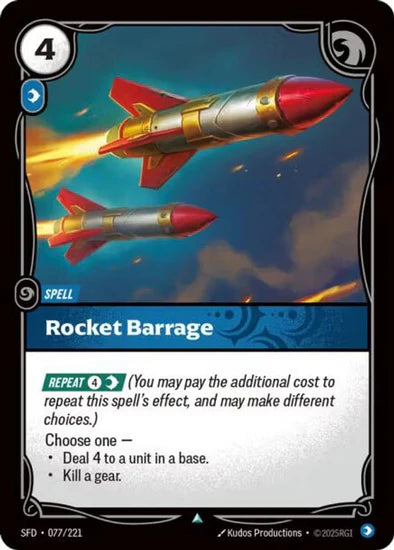 Rocket Barrage - (077/221) - Riftbound: Spiritforged