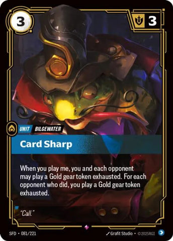 Card Sharp - (081/221) - Riftbound: Spiritforged