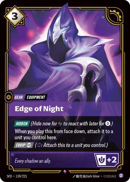 Edge of Night - (139/221) - Riftbound: Spiritforged