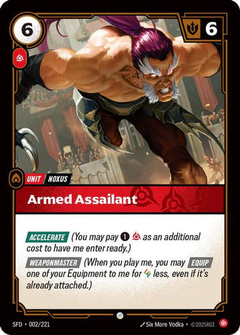Armed Assailant - (002/221) - Riftbound: Spiritforged
