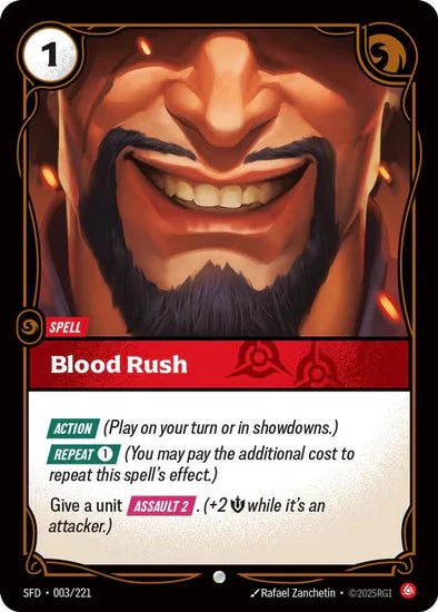 Blood Rush - (003/221) - Riftbound: Spiritforged