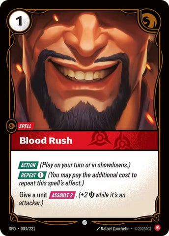 Blood Rush - (003/221) - Riftbound: Spiritforged