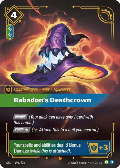 Rabadon's Deathcrown - (191/221) - Riftbound: Spiritforged