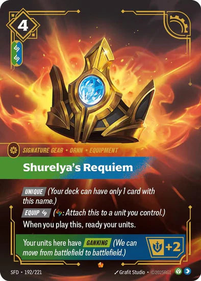 Shurelya's Requiem - (192/221) - Riftbound: Spiritforged