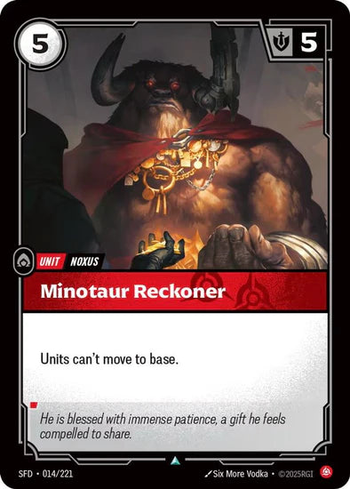 Minotaur Reckoner - (014/221) - Riftbound: Spiritforged