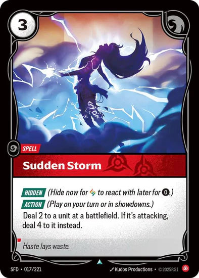 Sudden Storm - (017/221) - Riftbound: Spiritforged