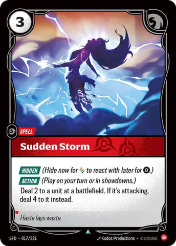 Sudden Storm - (017/221) - Riftbound: Spiritforged