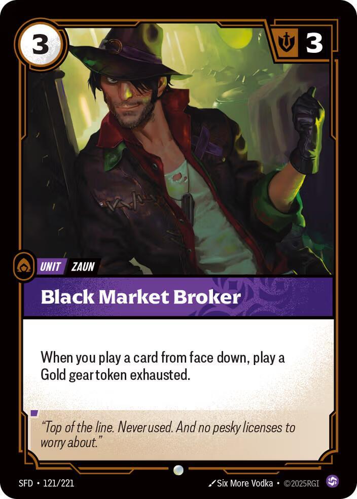 Black Market Broker - (121/221) - Riftbound: Spiritforged