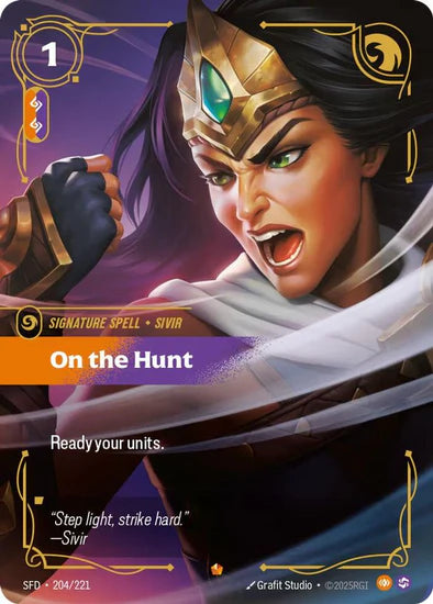 On the Hunt - (204/221) - Riftbound: Spiritforged