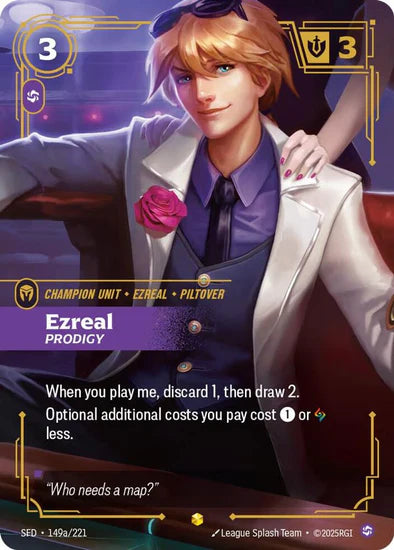 Ezreal - Prodigy (Alternate Art) - (149a/221) - Riftbound: Spiritforged