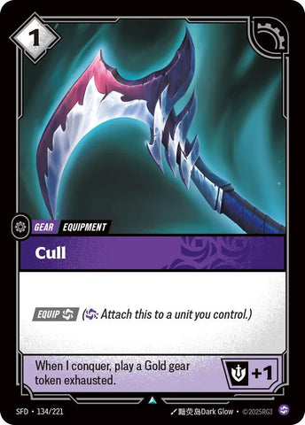 Cull - (134/221) - Riftbound: Spiritforged