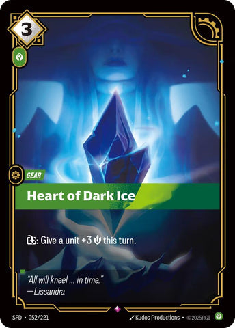 Heart of Dark Ice - (052/221) - Riftbound: Spiritforged