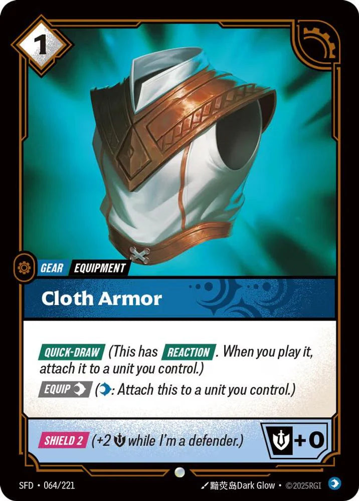 Cloth Armor - (064/221) - Riftbound: Spiritforged