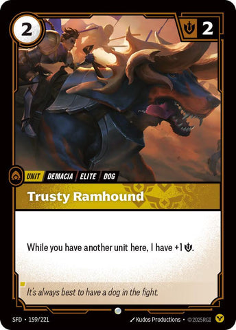 Trusty Ramhound - (159/221) - Riftbound: Spiritforged
