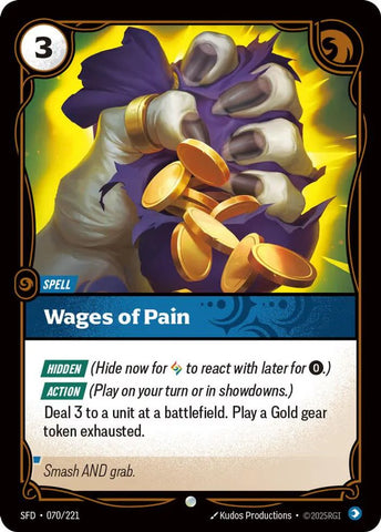 Wages of Pain - (070/221) - Riftbound: Spiritforged