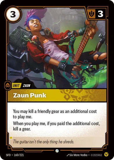 Zaun Punk - (160/221) - Riftbound: Spiritforged