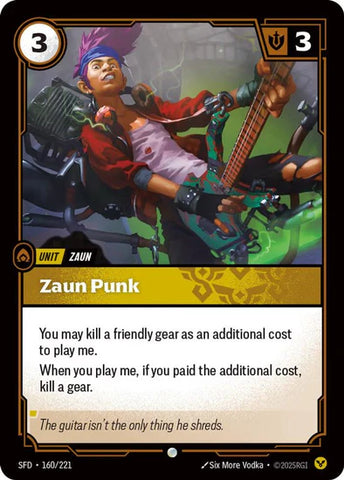 Zaun Punk - (160/221) - Riftbound: Spiritforged