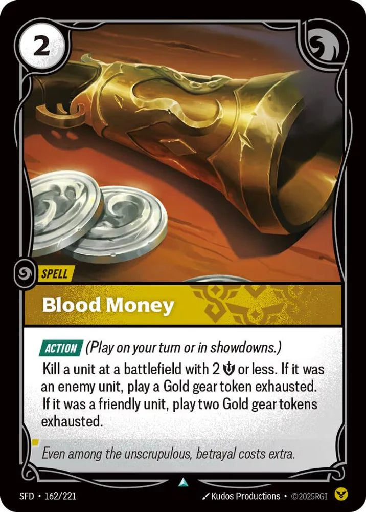 Blood Money - (162/221) - Riftbound: Spiritforged