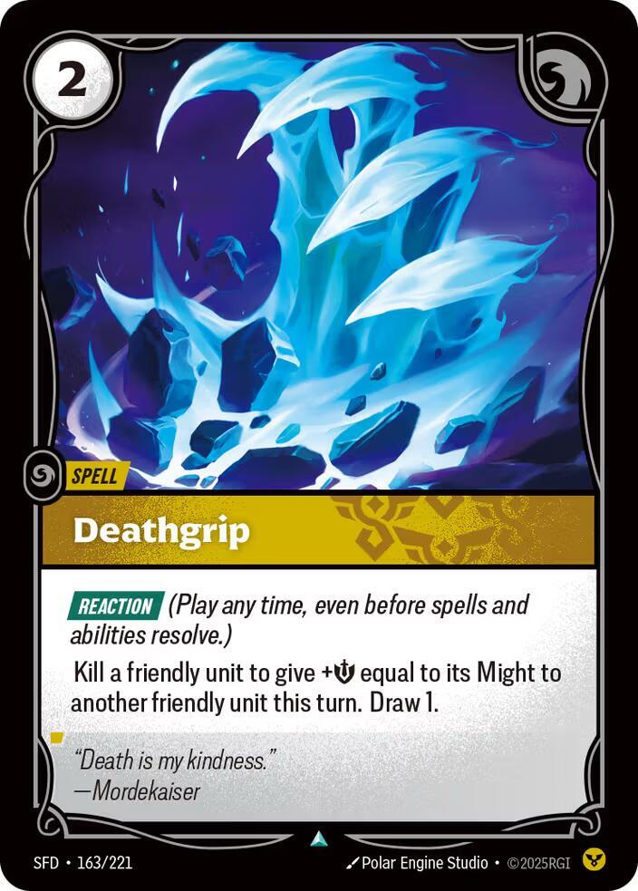 Deathgrip - (163/221) - Riftbound: Spiritforged